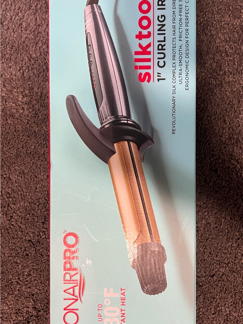 Conair Pro SilkTool 1" Curling Iron - Gold & Black